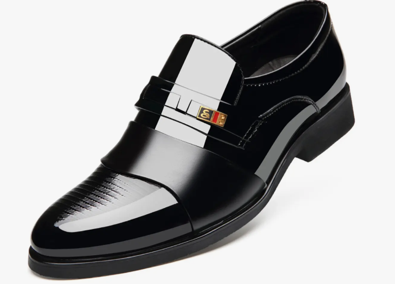 Zapatos De Vestir Para Caballero Negro Marrón Moda Negocios